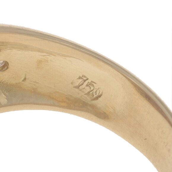 Yellow Gold Ruby & Diamond Ring - 18k Pear 3.72ctw GIA - Picture 6 of 7